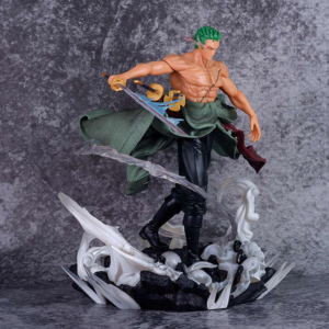 High Quality Roronoa Zoro Change Head Version PVC Figurine Anime Statue