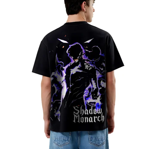 Solo Leveling Shadow Monarch Oversized Tee